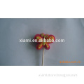 mass production lower price beautiful butterfly shape rubber custom pencil topper